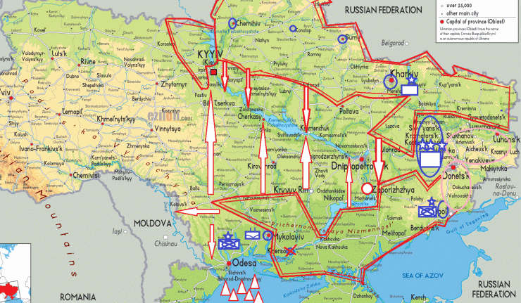 Situation sur le front ukrainien au 02.03.2022